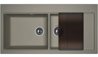 Кухонная мойка Florentina Россана серый шёлк